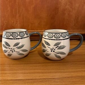 Temp-tations Old World Gray Mugs - Set of 2